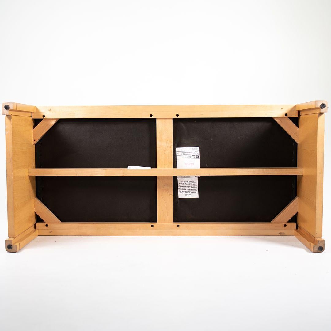 Banc Mission à 2 places en cuir Brian Kane pour Metropolitan Furniture, 1995 en vente 1