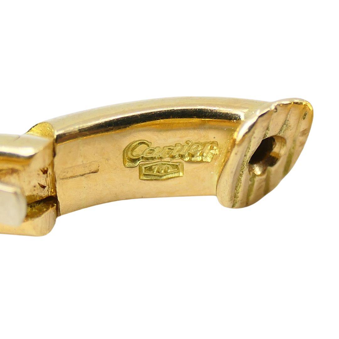 1995 Orecchini a cerchio a trinità in oro 18 carati di Cartier in vendita 7
