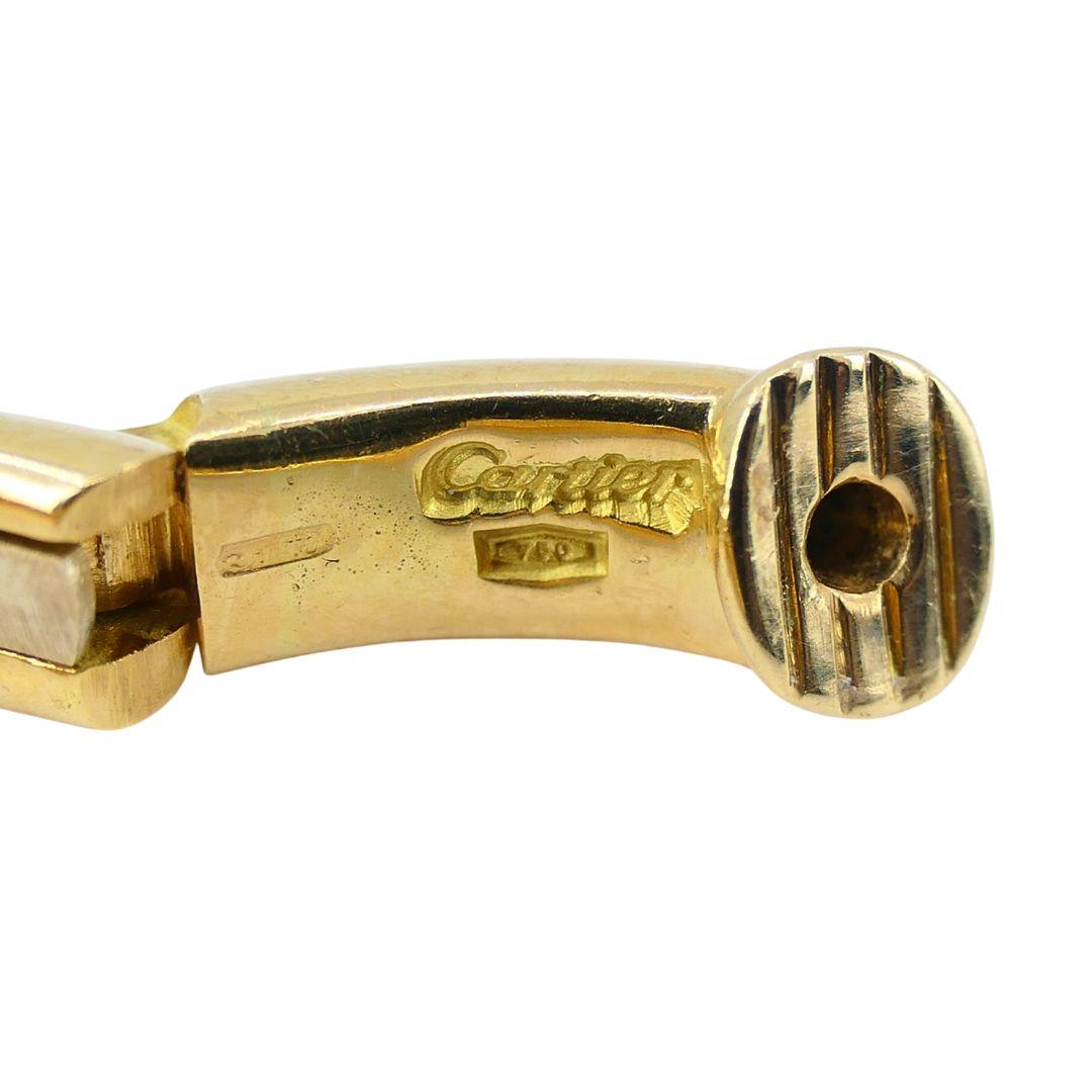 1995 Orecchini a cerchio a trinità in oro 18 carati di Cartier in vendita 8