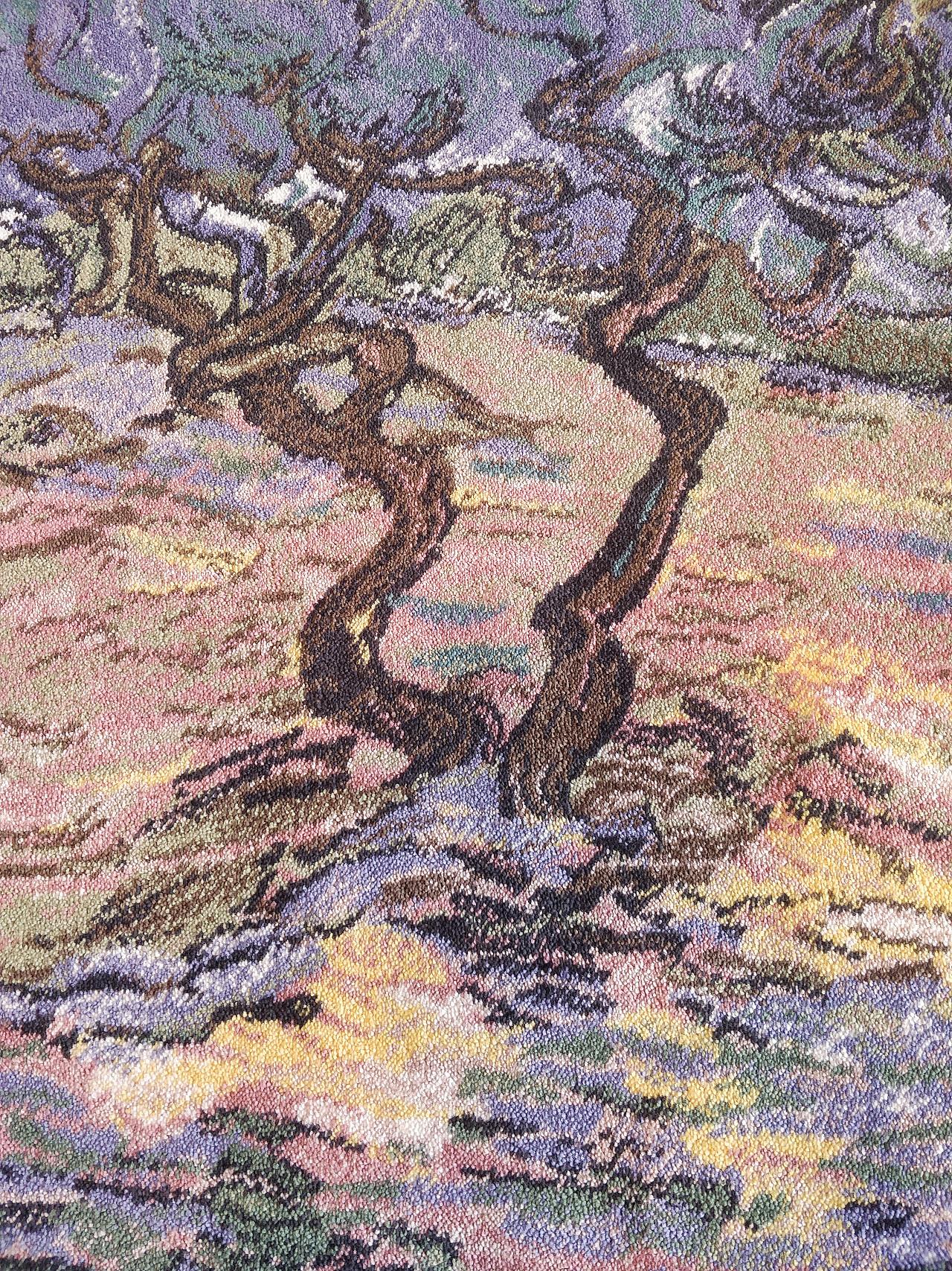 1995 Dänischer Ege Axminster Vincent Van Gogh „Olive Trees“ Wollteppich/Wandbehang  im Angebot 2