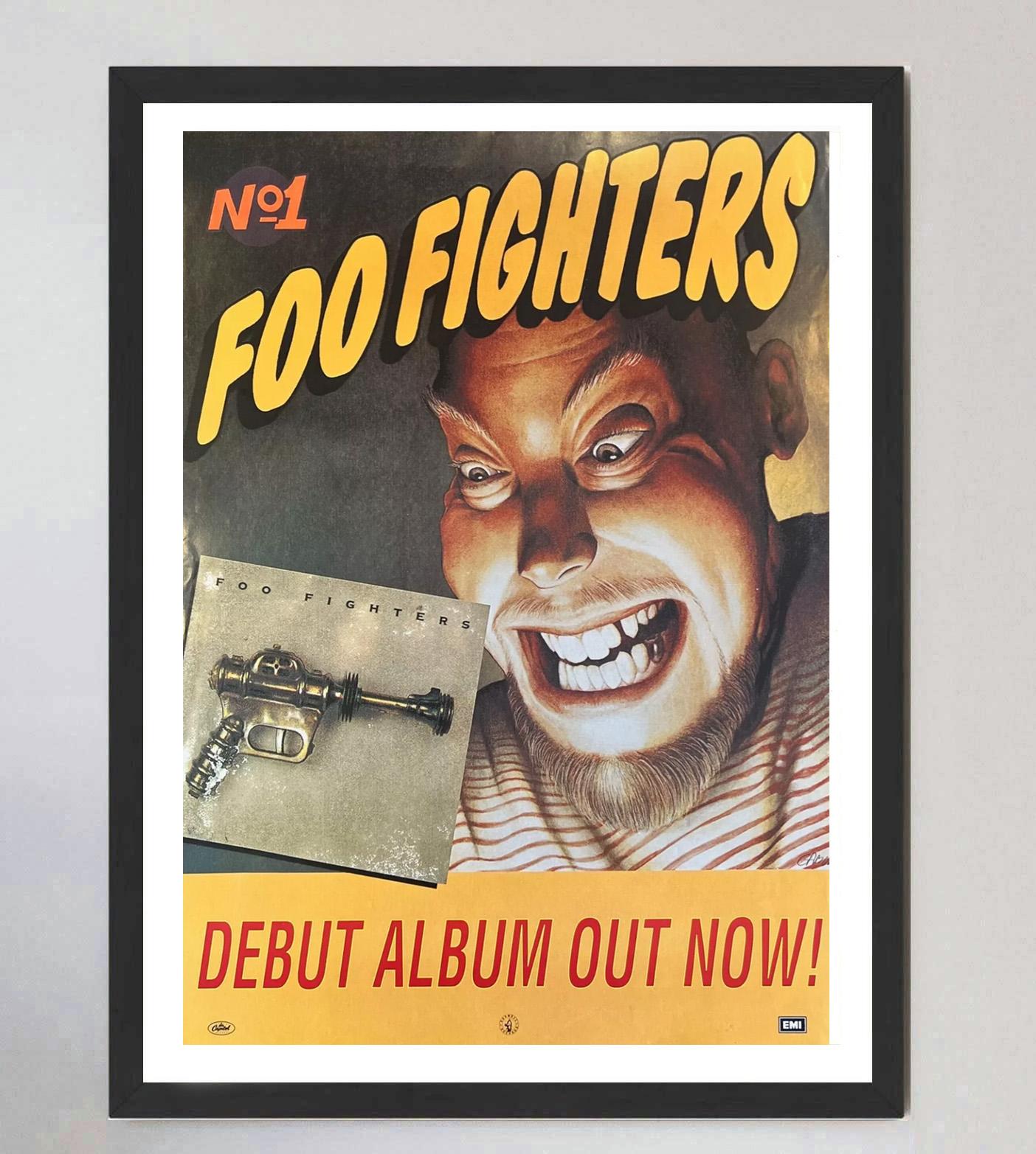1995 Foo Fighters - Debütalbum Original Vintage Poster (amerikanisch) im Angebot