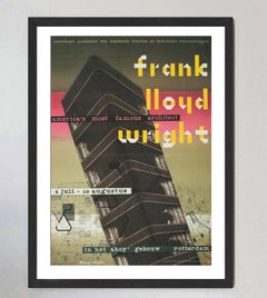 1995 Frank Lloyd Wright - Rotterdam Poster originale d'epoca