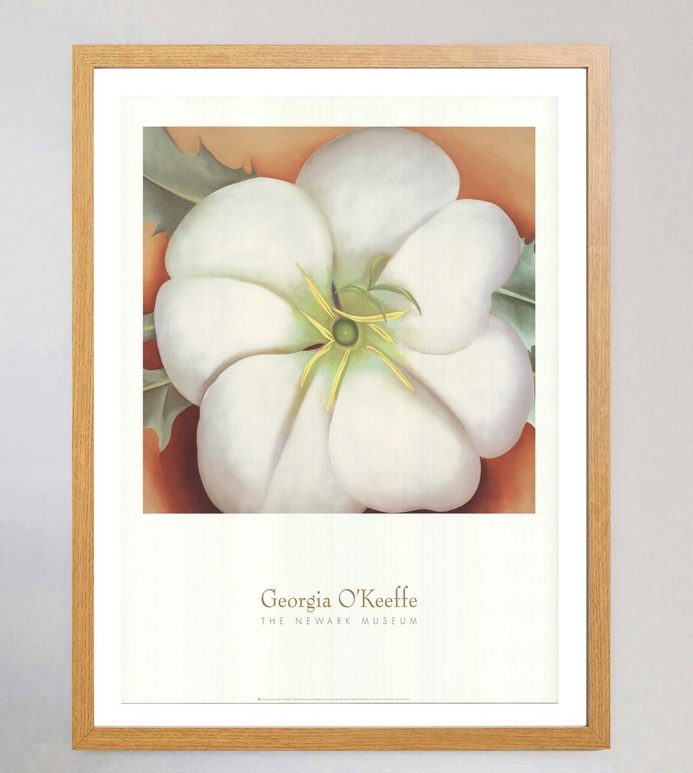 Americano 1995 Georgia O'Keeffe - Il Museo di Newark - Poster originale d'epoca in vendita