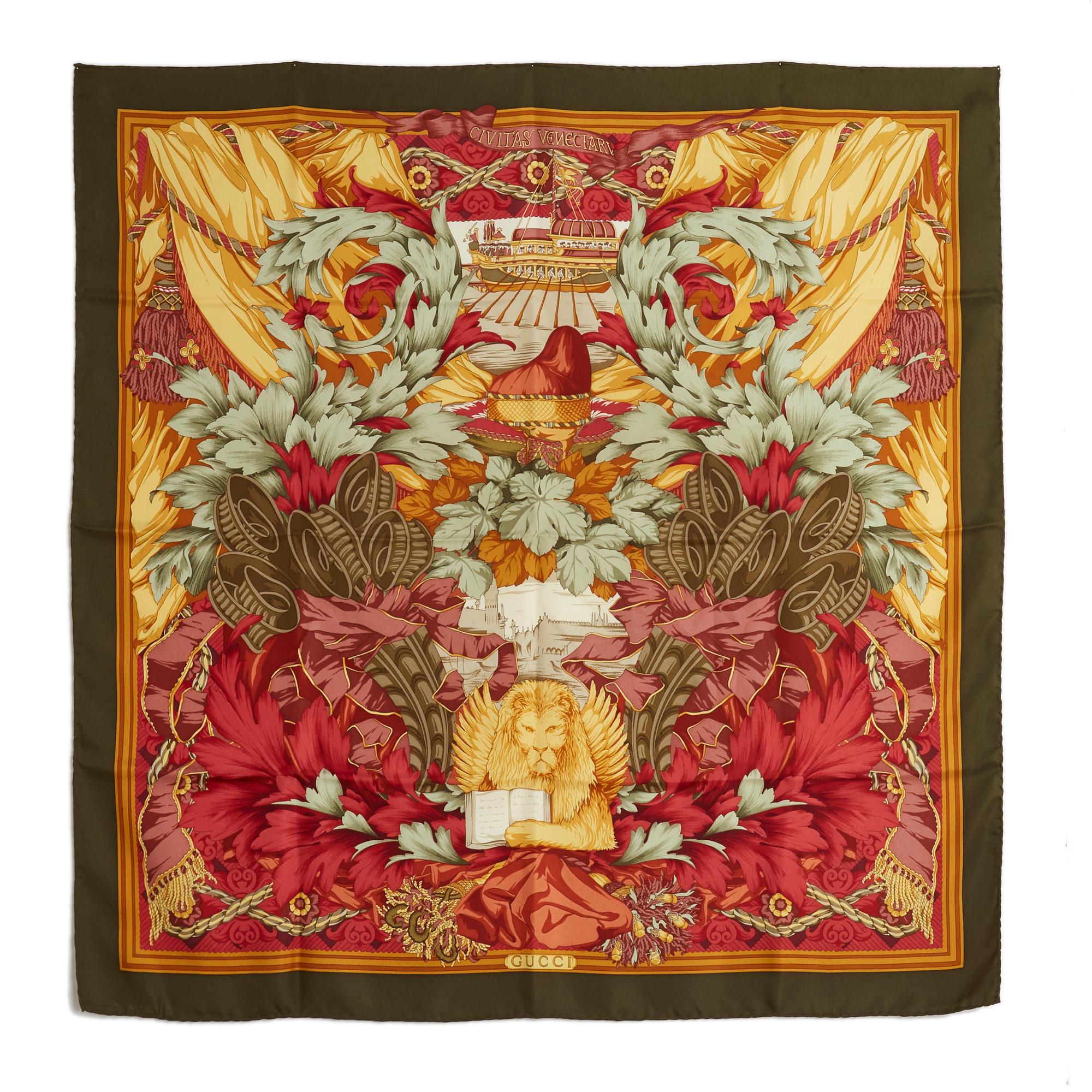 Gucci square scarf with 