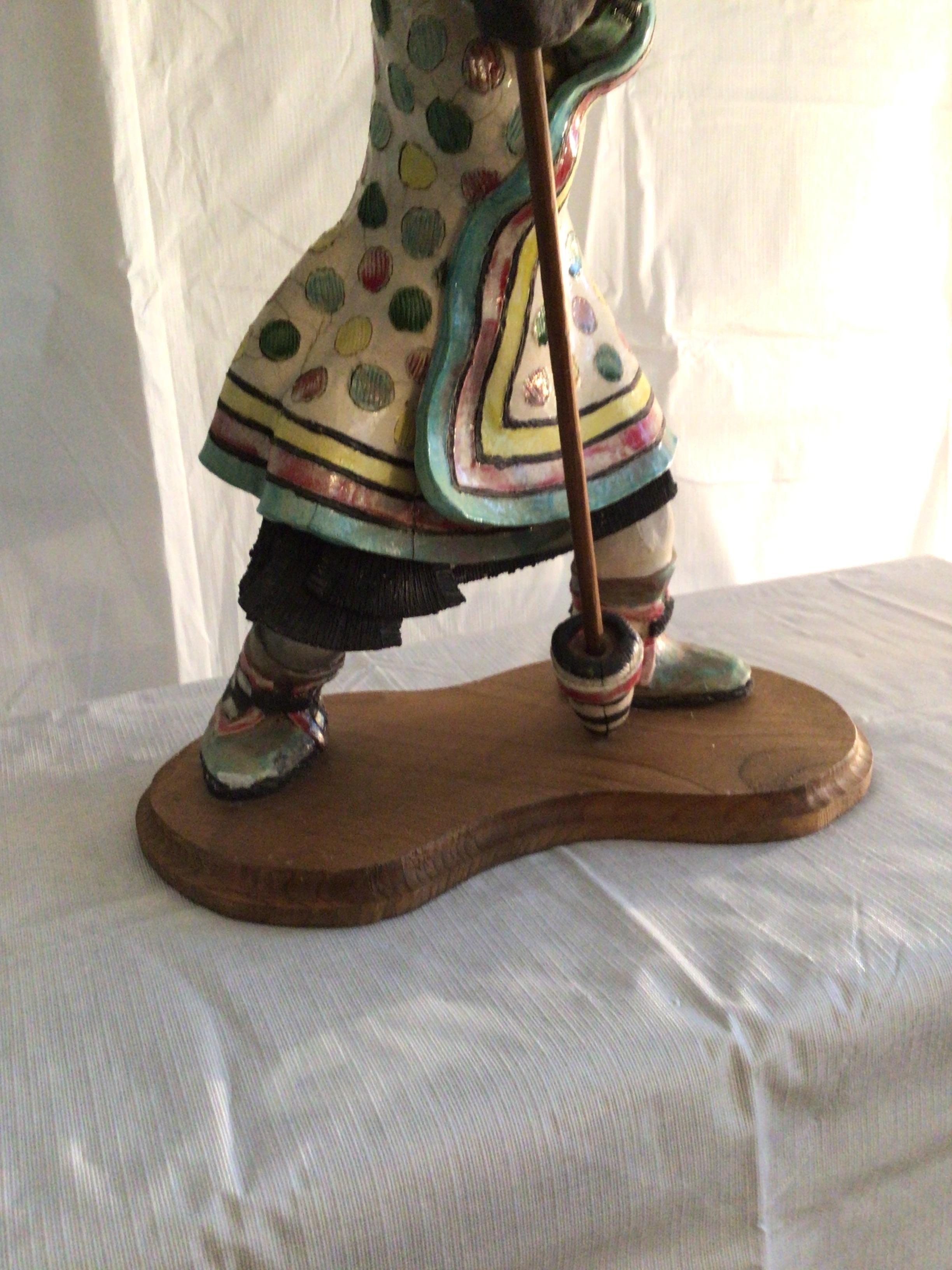 1995 Hopi Kachina Doll, Aholi For Sale 2