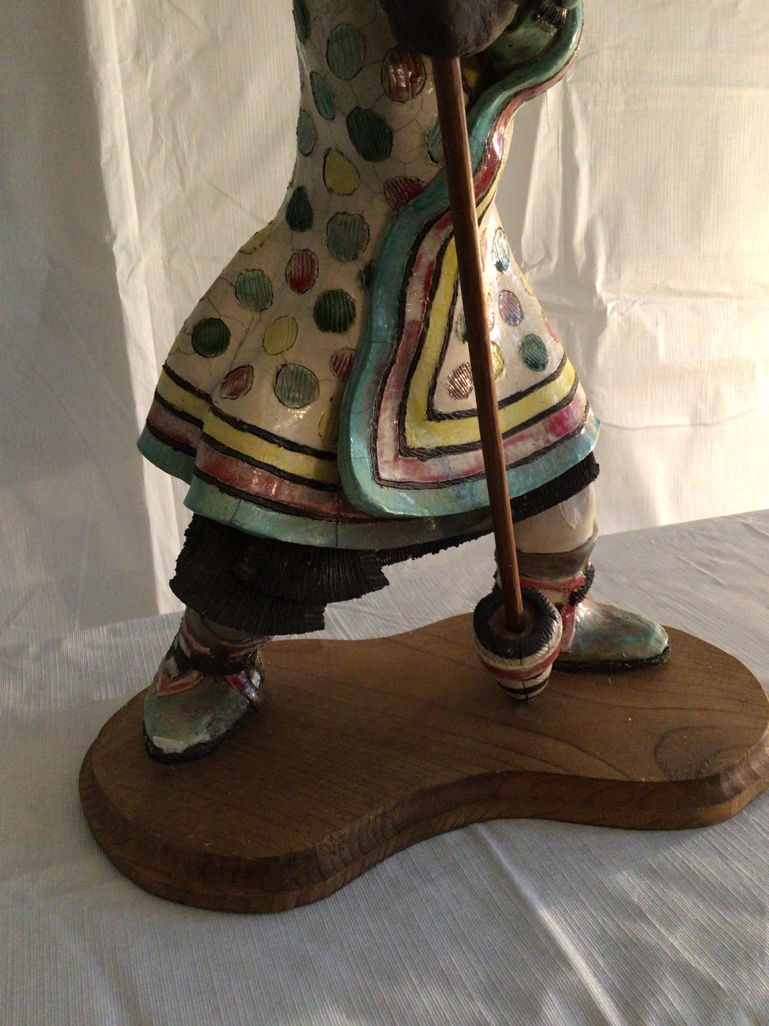 1995 Hopi Kachina Doll, Aholi For Sale 3
