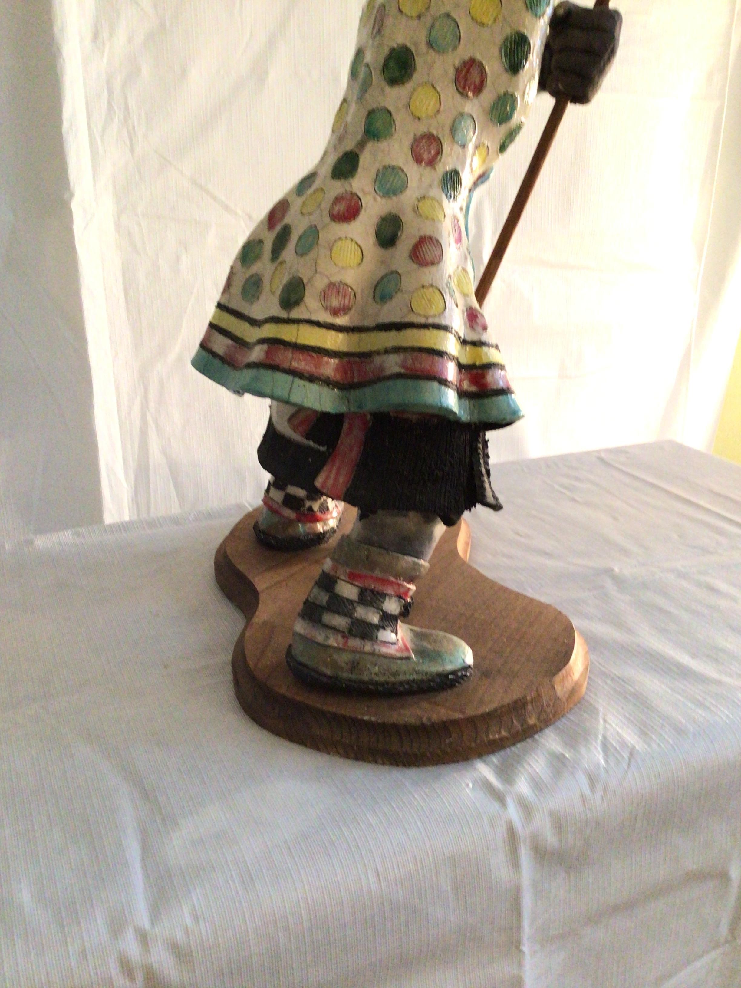 1995 Hopi Kachina Doll, Aholi For Sale 4