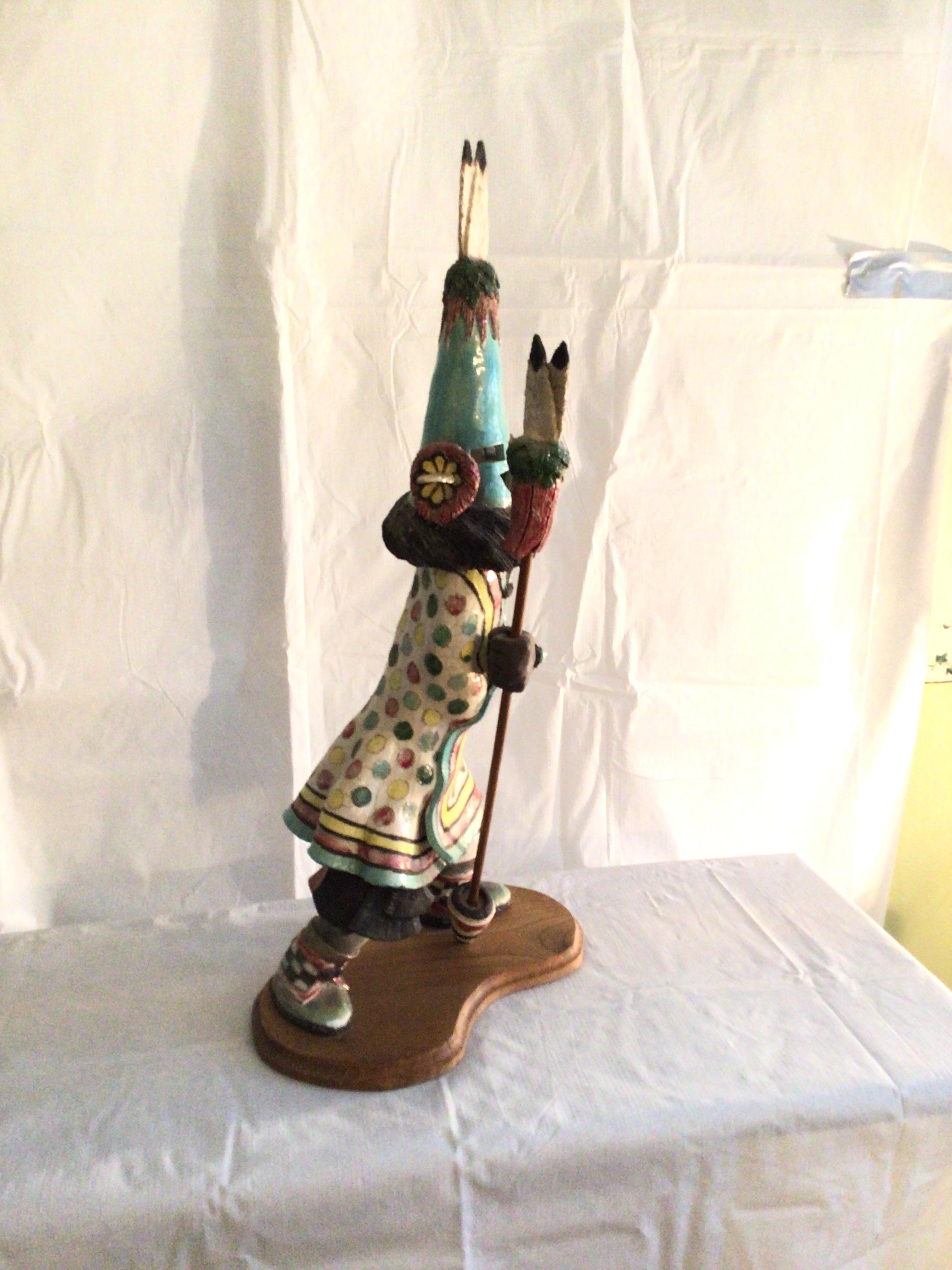 1995 Hopi Kachina-Puppe - Aholi (Indigene Kunst (Nord-/Südamerika)) im Angebot