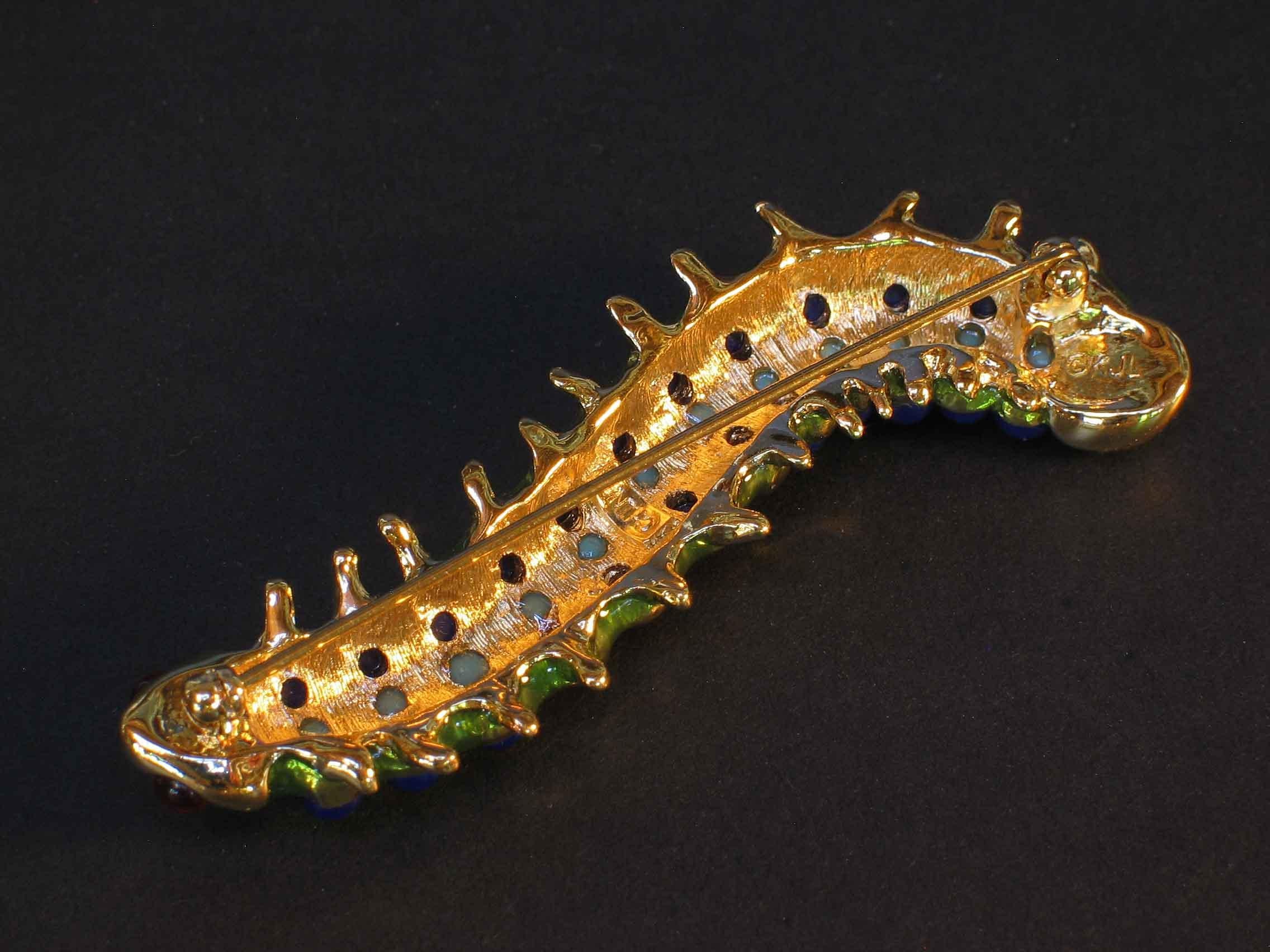 Américain Kenneth Lane Broche fourreau de type Caterpillar, 1995 en vente
