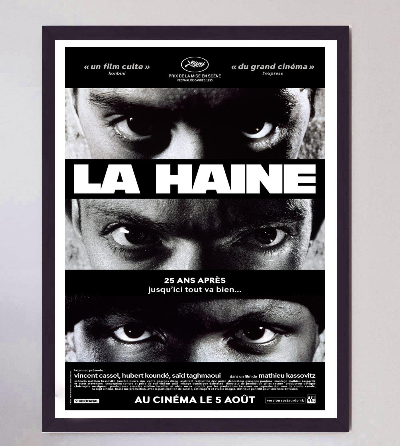 Late 20th Century 1995 La Haine (French) Original Vintage Poster For Sale