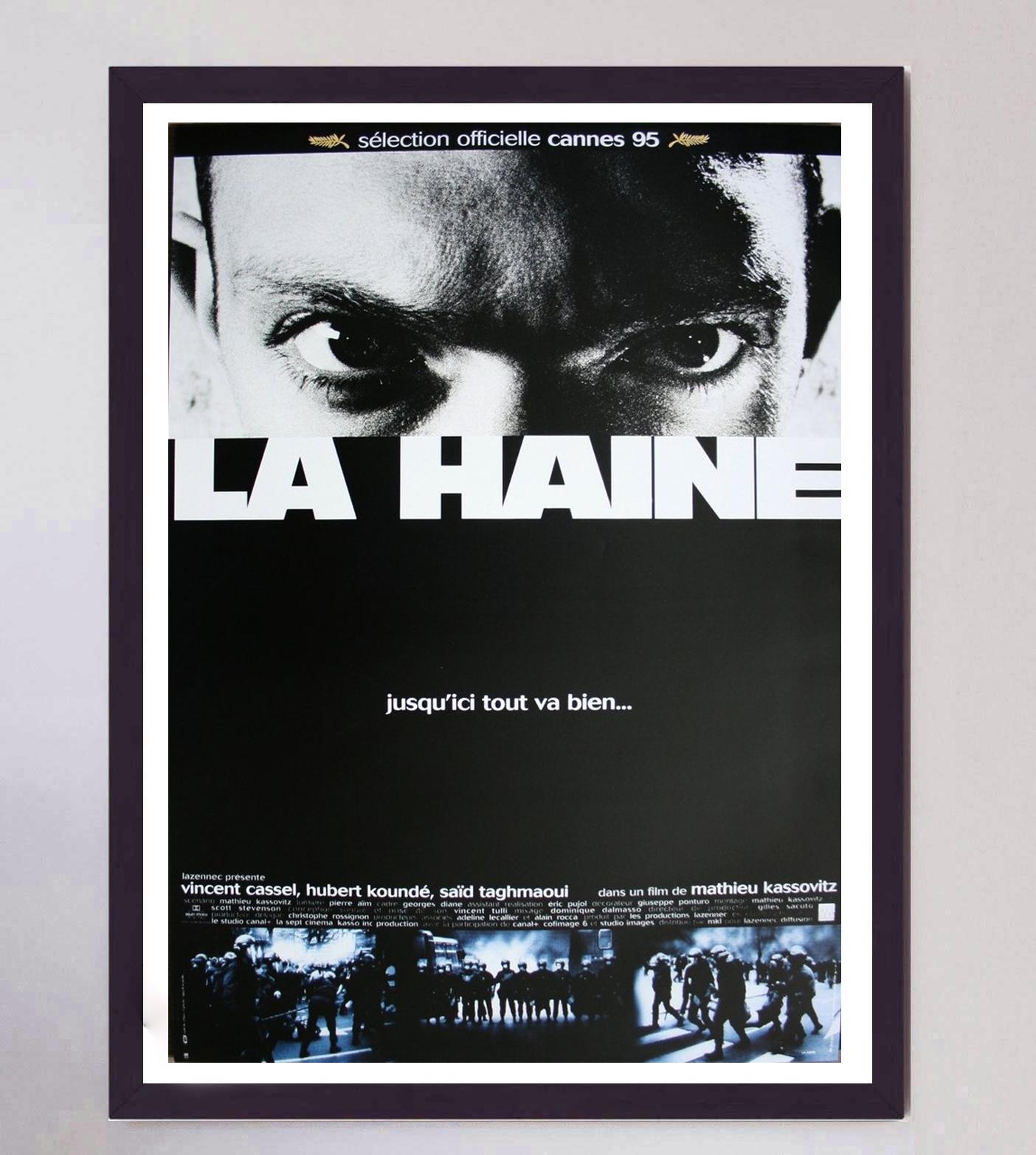 Paper 1995 La Haine (French) Original Vintage Poster For Sale