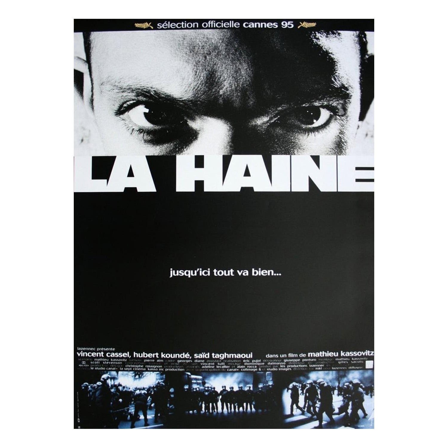 1995 La Haine (französisch) Original-Vintage-Poster im Angebot
