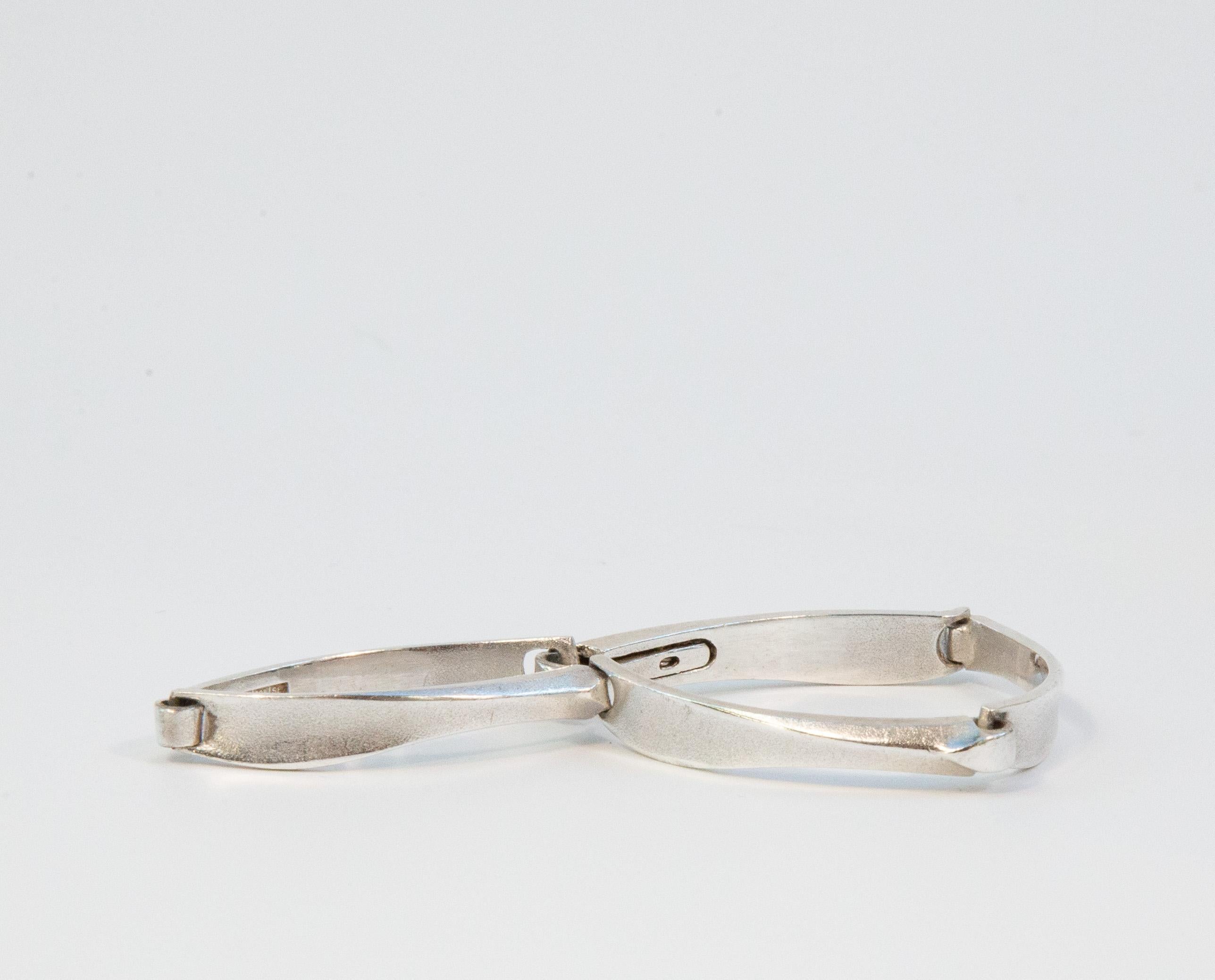 1995 Lapponia by Björn Weckström Sterling Silver Link Bracelet en vente 1