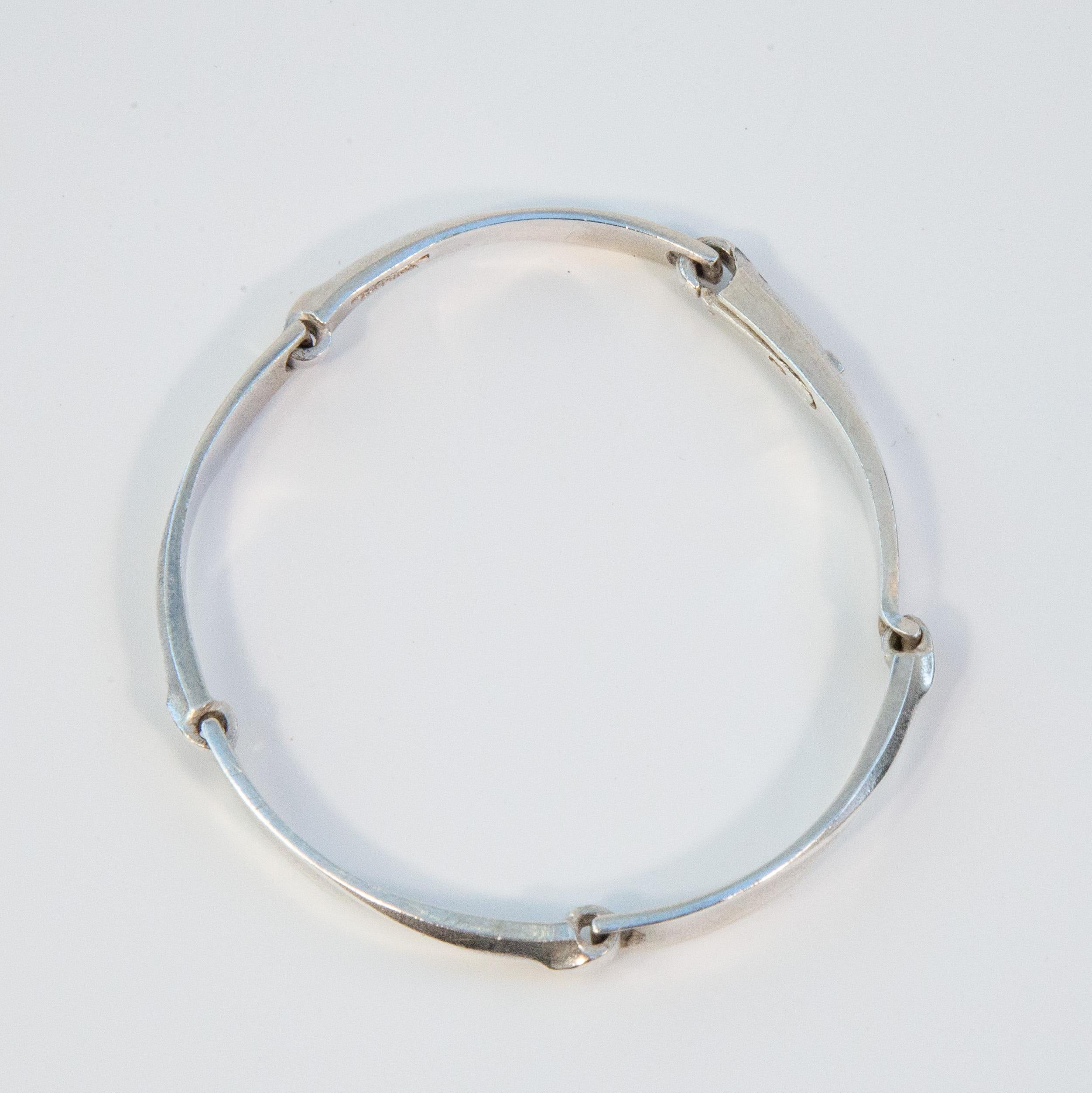 1995 Lapponia by Björn Weckström Sterling Silver Link Bracelet en vente 2