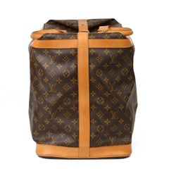 1995 Louis Vuitton Brown Monogram Coated Canvas & Leather Vintage Cruiser 50