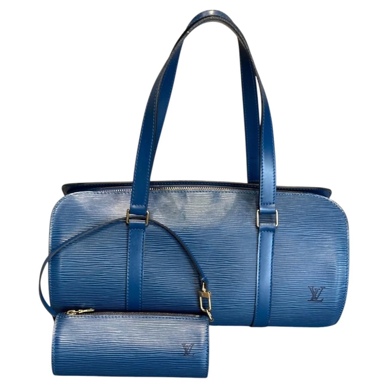 1995 Louis Vuitton Papillon 30 Handtasche aus Epi-Leder mit Pochette im Angebot