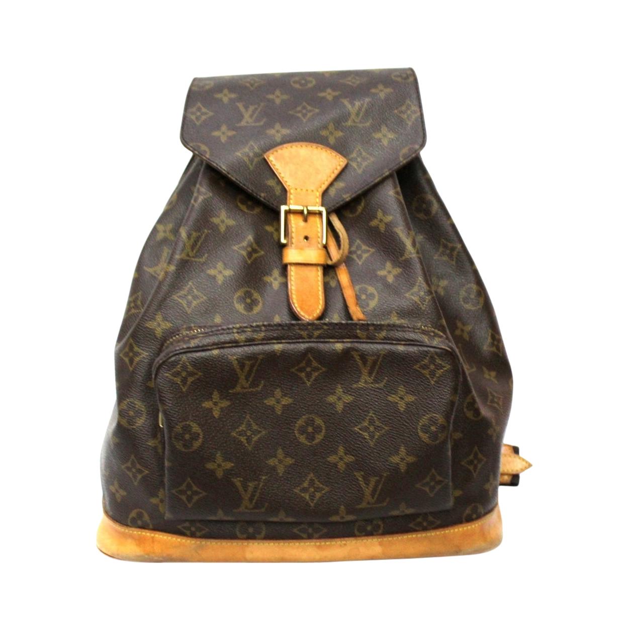 Louis Vuitton Clapton Backpack Damier and Leather at 1stDibs