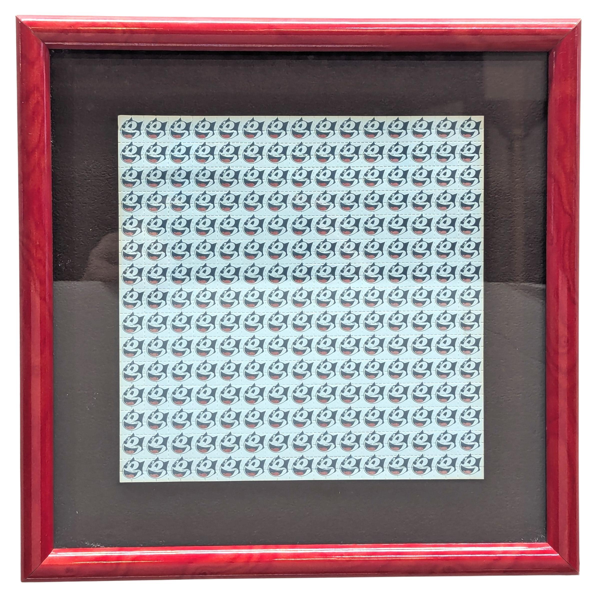 1995 Mark McCloud Felix The Cat Blotter Art For Sale