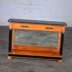 1995 Neo Classic Biedermeier Style Thomasville Grand Classic Console Sofa Table