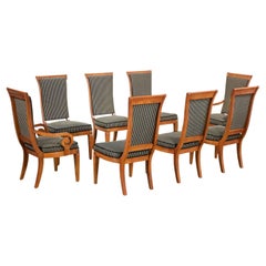1995 Neoklassischer Biedermeier-Stil Thomasville Grand Classic Esszimmerstühle Satz 8