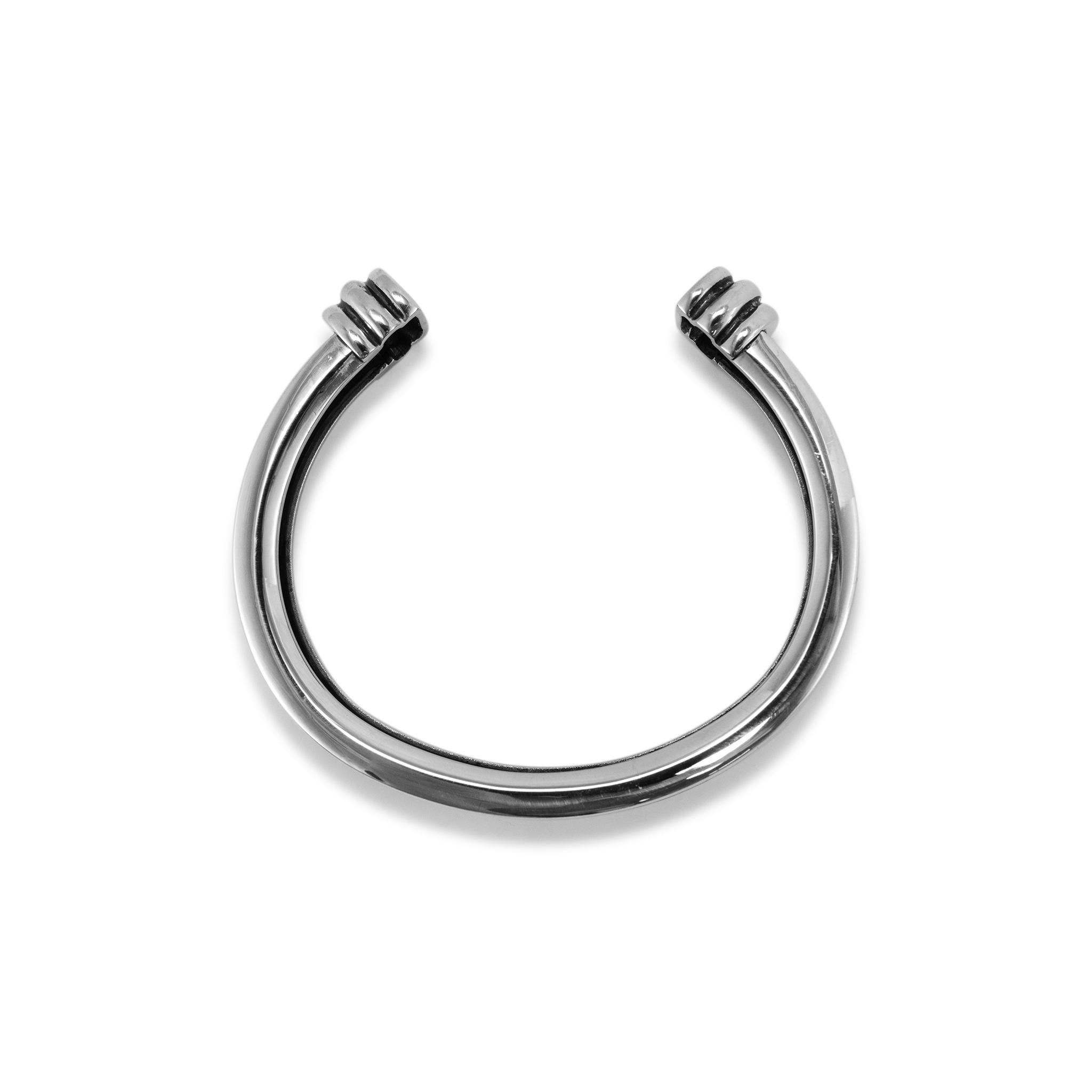 1995 Pensionamento di Tiffany & Co. Bracciale Atlas Groove in argento 925 in vendita 2