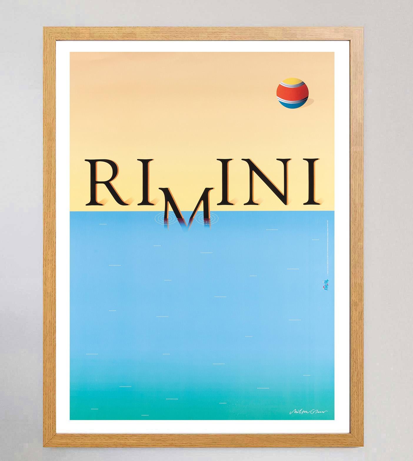 Italiano 1995 Rimini - Milton Glaser Poster originale d'epoca in vendita