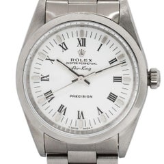 1995 Rolex Air King 14000 34mm  Stainless Steel Men’s Watch