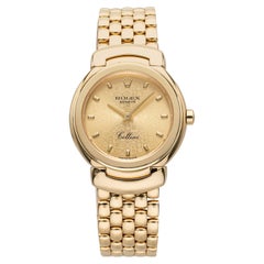 1995 Rolex Cellini 6621/8 18K Yellow Gold Anniversary Champagne Dial Quartz 27mm