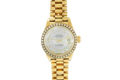 1995 Rolex Gold Diamond Ladies Datejust Watch