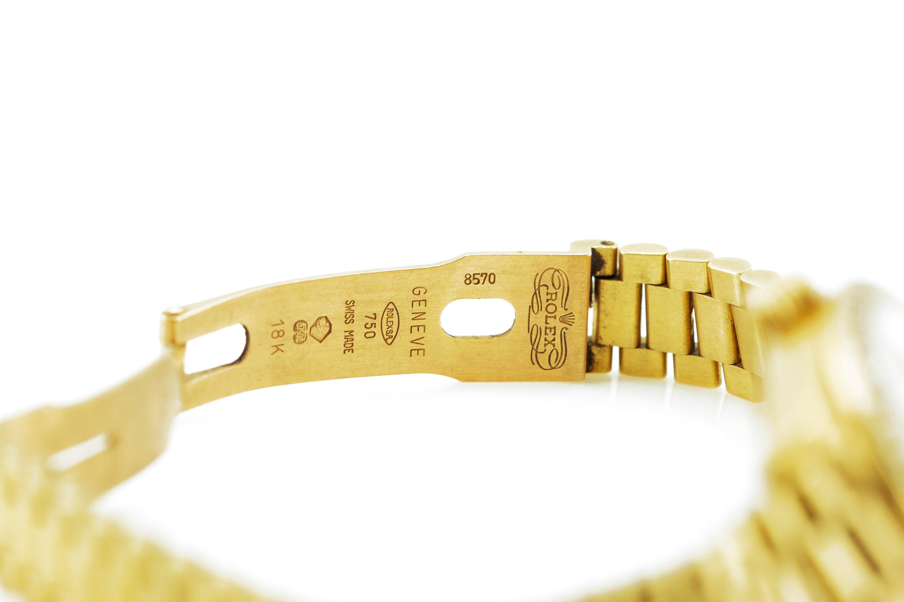 1995 Rolex Gold Diamant Damen Datejust Uhr 1