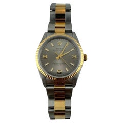 1995 Rolex Men's Two Tone No Date 14233 Watch Box/Papers Slate Dial #18684
