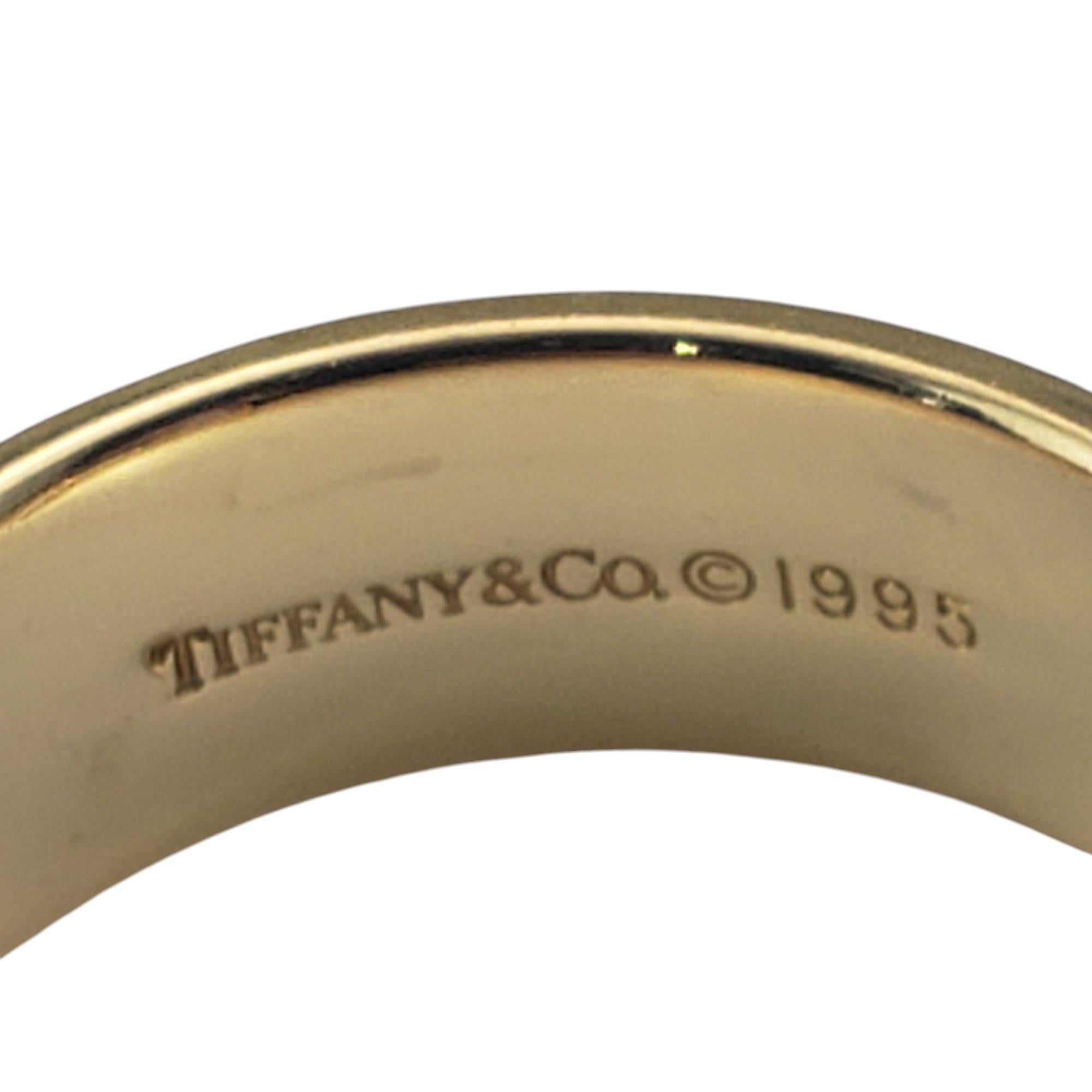 1995 Tiffany & Co. 18 Karat Yellow Gold Atlas Band Ring Size 8 #20769 3