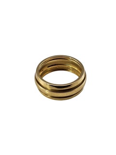 1995 Tiffany & Co. 18K Yellow Gold Atlas Groove Band Ring Size 9 #24953