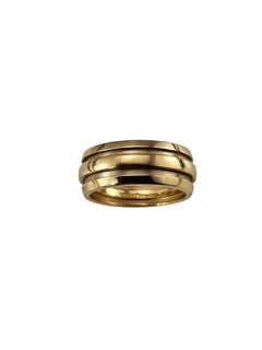 1995 Tiffany & Co. 18K Yellow Gold Atlas Groove Band Ring Size 9 #24953