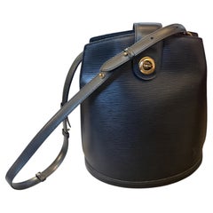Borsa a tracolla Cluny in pelle Epi nera Louis Vuitton, annata 1995