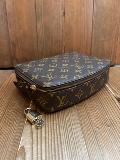 1990s Vintage LOUIS VUITTON Monogram Canvas Jewelry Case