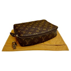 1990 Vintage LOUIS VUITTON Monogram Custodia per gioielli in tela