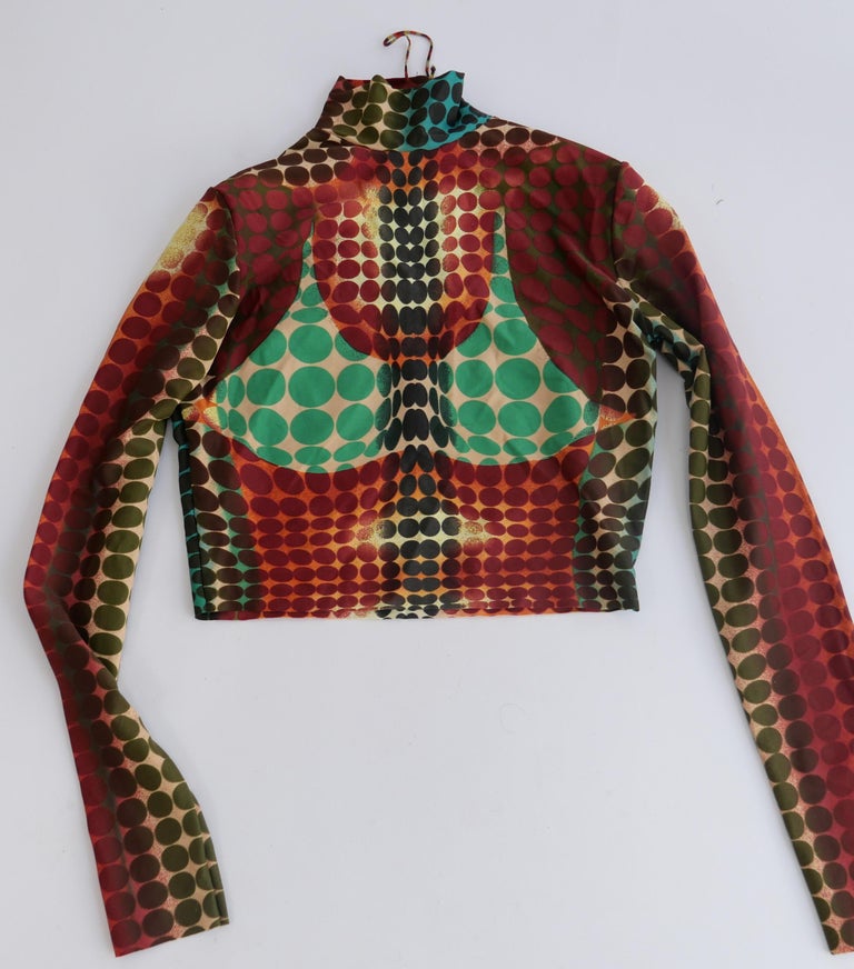 1995AW Jean Paul Gaultier Mad Max Mesh Top at 1stDibs | jpg top