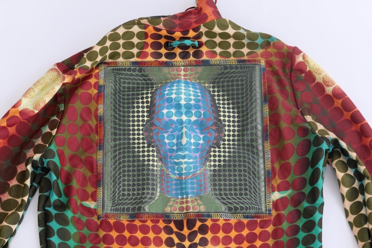 ジャケット・アウター Jean Paul GAULTIER Mesh Jacket Top 40 Jean Paul Gaultier 1995 Cyber Dot mesh top long sleeve | eBay