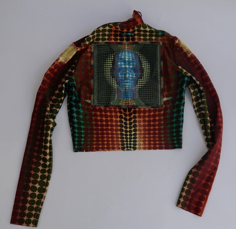 1995AW Jean Paul Gaultier Mad Max Mesh Top at 1stDibs | jpg top