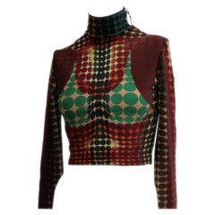 Vintage 1995AW Jean Paul Gaultier Mad Max Mesh Top