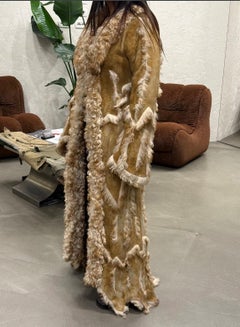 1996 Alexander McQueen “Dante" fur suede coat
