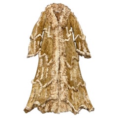 1996 Alexander McQueen “Dante" fur suede coat