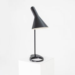 1996 Arne Jacobsen for Louis Poulsen AJ Desk / Table Lamp in Black