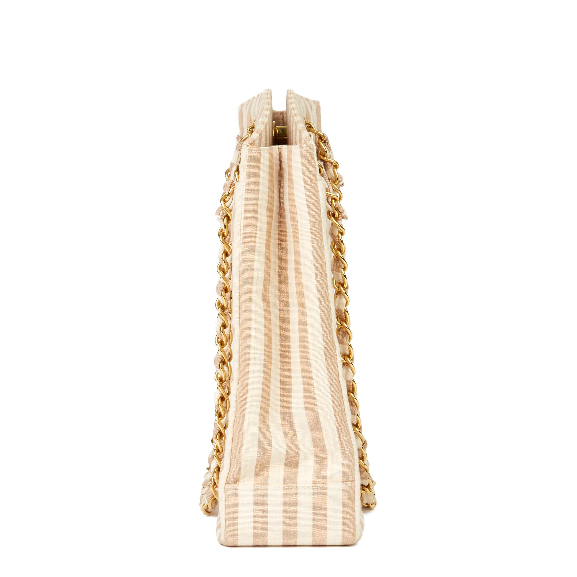 chanel linen bag