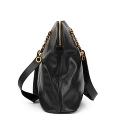 1996 Chanel Black Caviar Vintage Jumbo Timeless Shoulder Bag