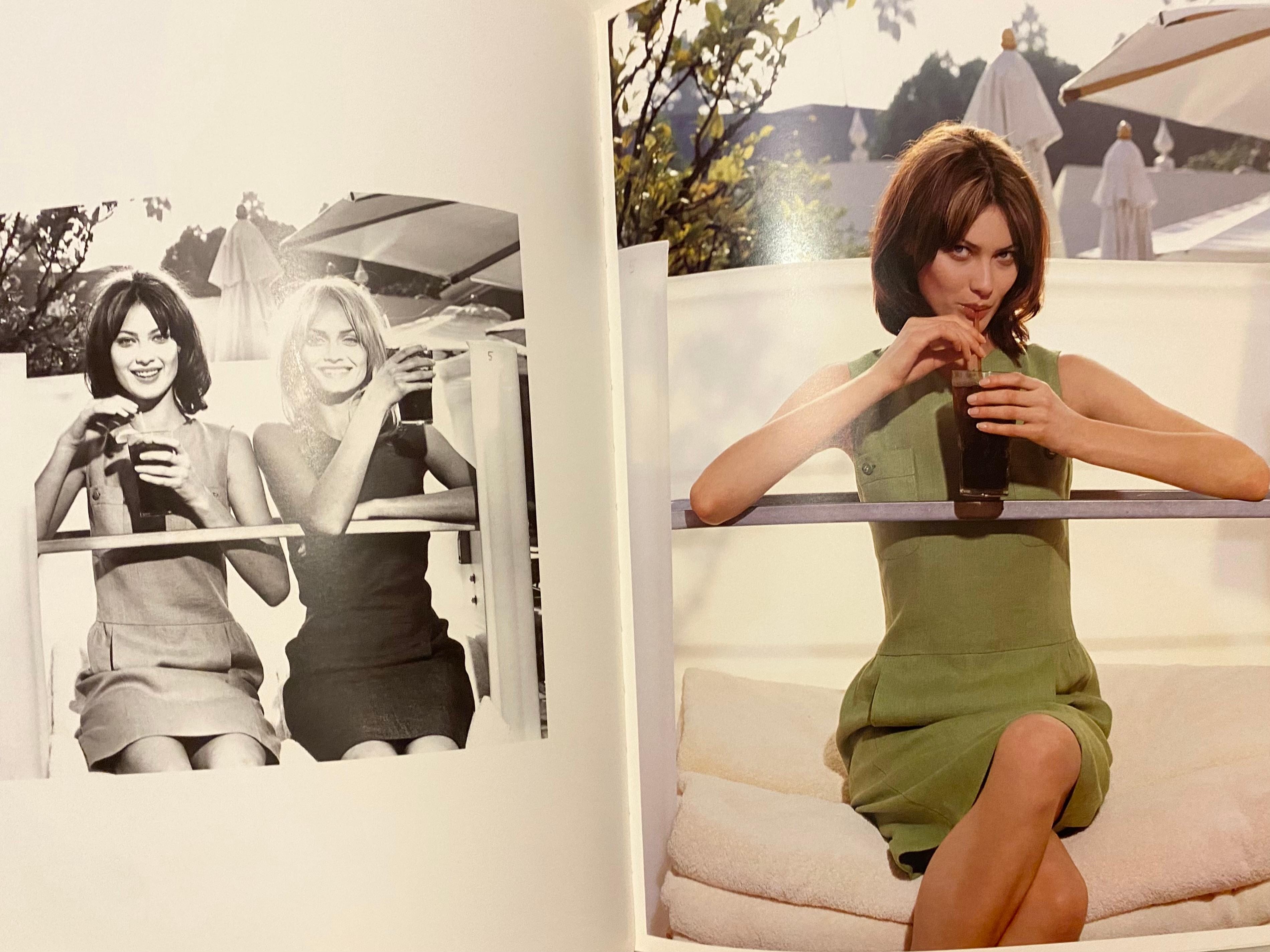 White 1996 Chanel Los Angeles Boutique Spring Summer Lookbook For Sale