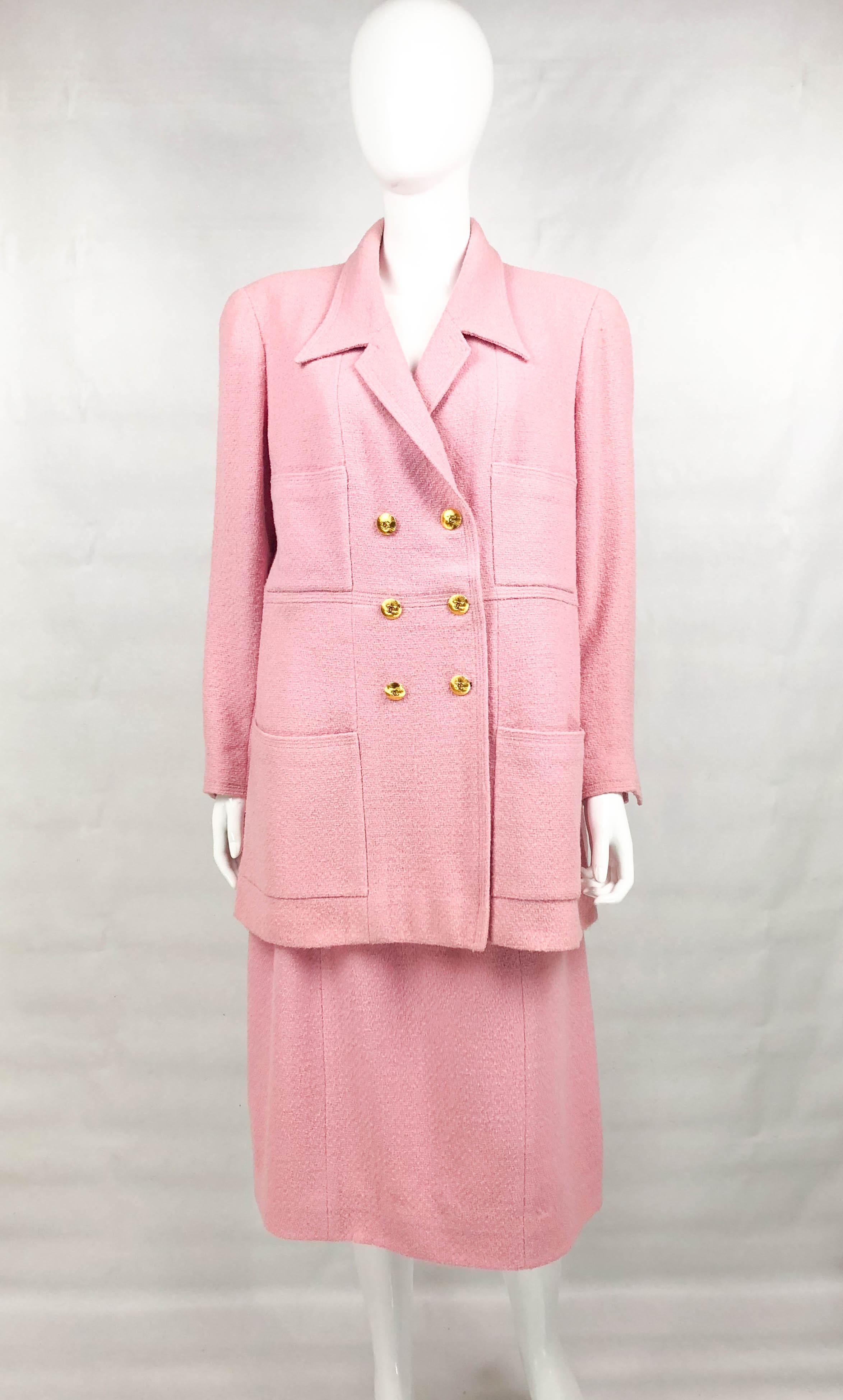 pink chanel suit