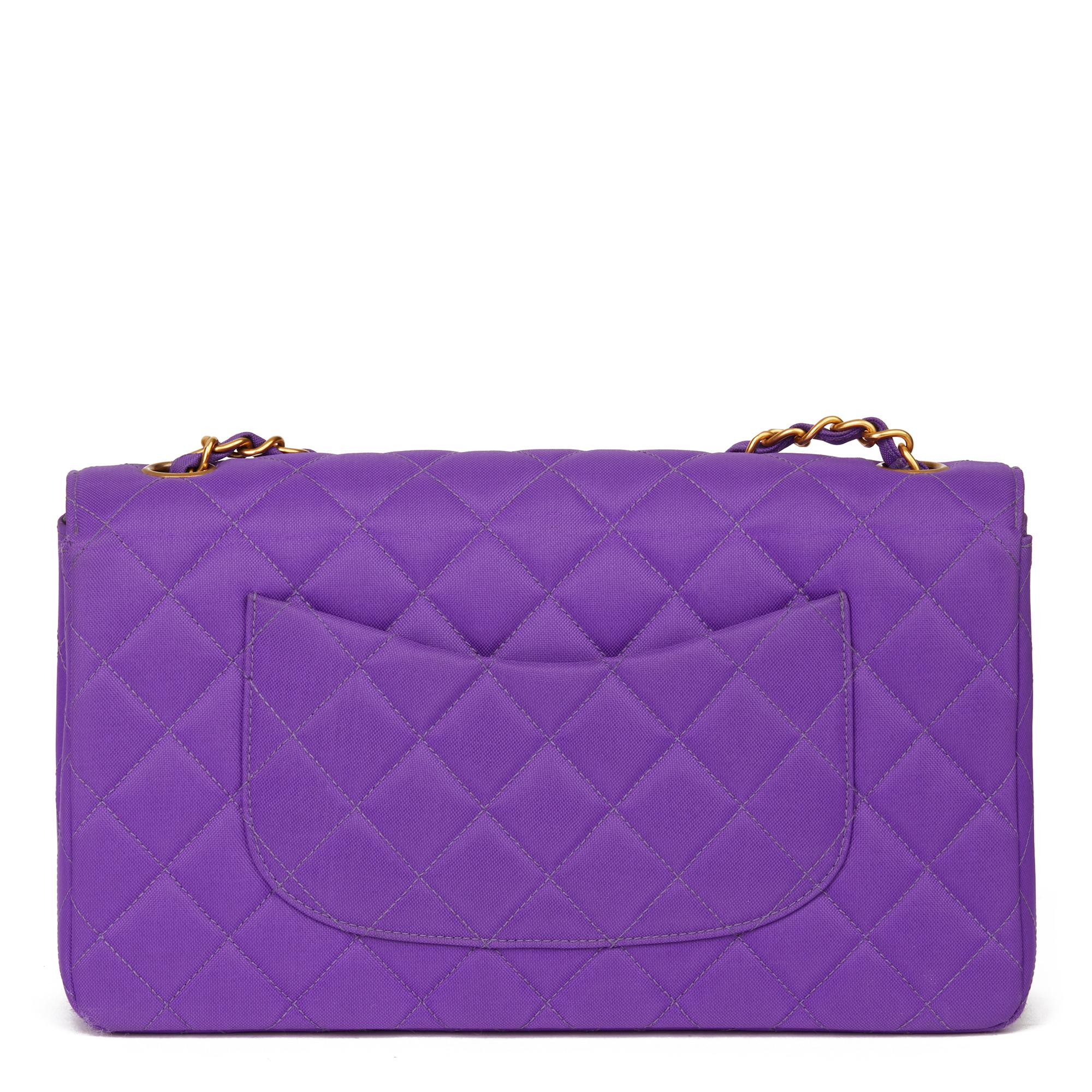 chanel purple bag