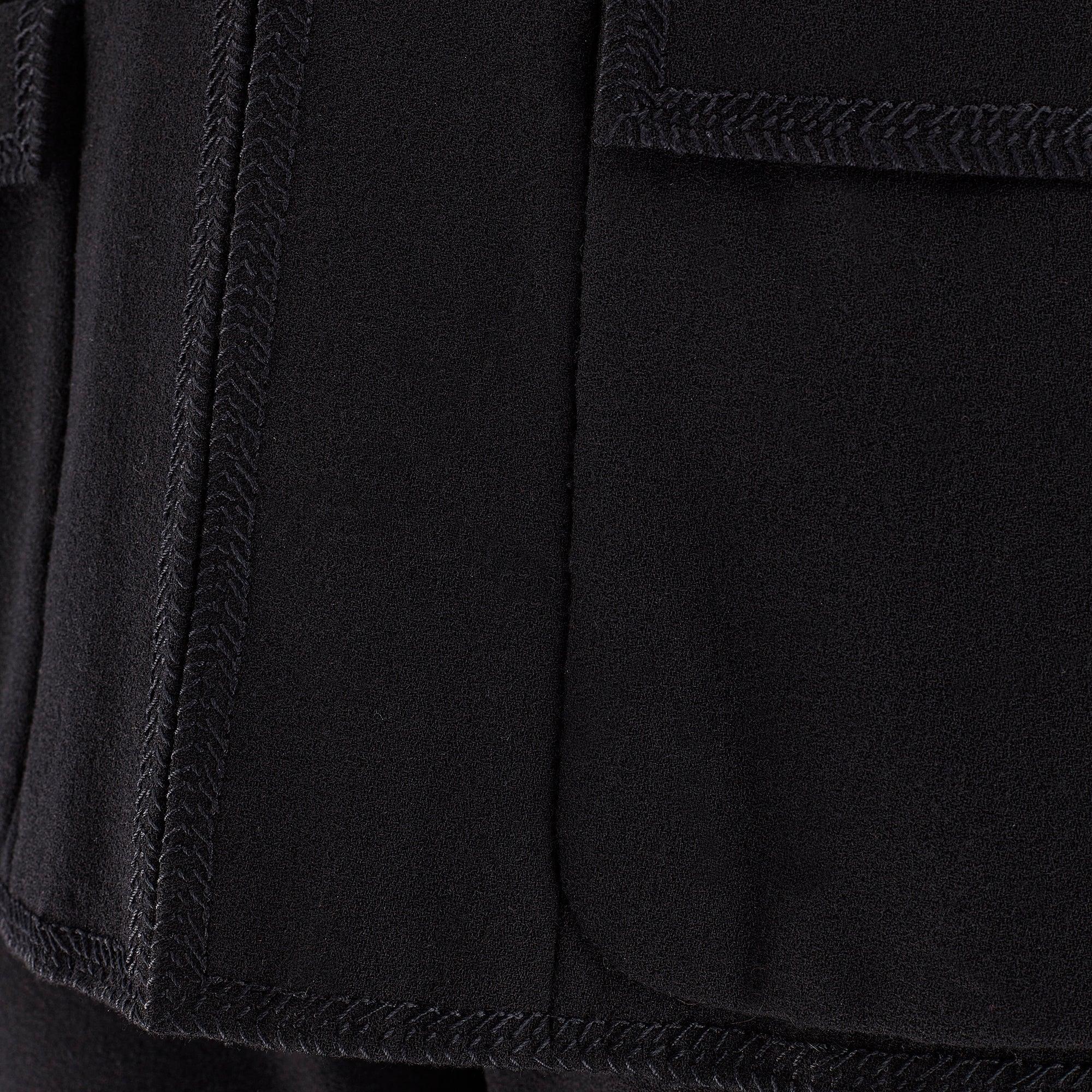 1996 Chanel Pasarela Alta Costura Documentada Mono y Chaqueta Negros en venta 2